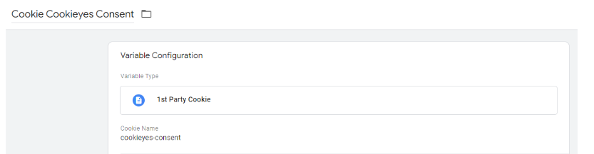 Cookie di prima parte CookieYes